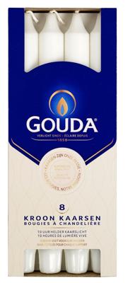 Kroonkaars wit 240/24 doos a 8 stuks