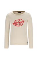 Like Flo winter jersey t-shirt meisjes - beige - Emy - print - longsleeve - thumbnail