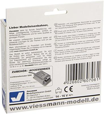 Viessmann Modelltechnik H0 Parklantaarn Enkel Kant-en-klaar model 60706 1 set(s)