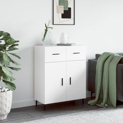 Dressoir 69,5x34x90 cm bewerkt hout wit