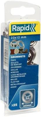 Rapid Zeilringen Ø23 x 12 mm, 25 stuks + aambeeld - 5000413 - 5000413