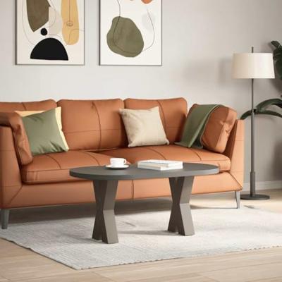 Salontafelpoten 2 st X-vormig 28x(42-43) cm staal naturel