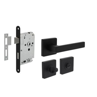 Intersteel Compleet deurklinksetHera zwart toilet - 0023.171399