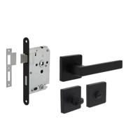 Intersteel Compleet deurklinksetHera zwart toilet - 0023.171399 - thumbnail