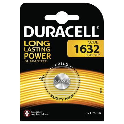 Duracell DL1632 Knoopcel CR1632 Lithium 3 V 1 stuk(s) Duracell DL1632 Knoopcel CR1632 Lithium 3 V 1 stuk(s)