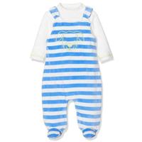 Playshoes Schnizler romperset velours junior 2-delig - thumbnail