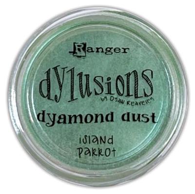 Ranger Ink Ranger • dylusions dyamond dust island parrot