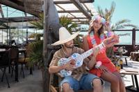 Opblaasbare gitaar Aloha - thumbnail