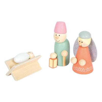Small Foot - houten kribbe kerstverhaal speelset
