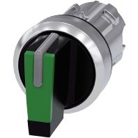 Siemens 3SU10522BM400AA0 3SU1052-2BM40-0AA0 Knevelschakelaar Knevel Groen 2 x 45 ° 1 stuk(s)