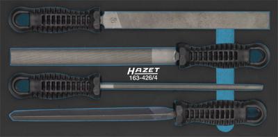 HAZET vijlenset file set in soft foam inl.