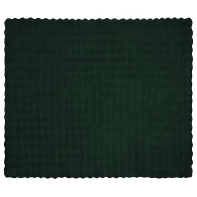 Neppels Konijnenbont Deken Donkergroen 220 x 240 cm Polyester