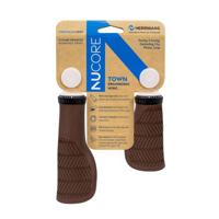 Herrmans Nucore Town Wave Handvatten 130/90 mm ø22 mm Bruin - thumbnail
