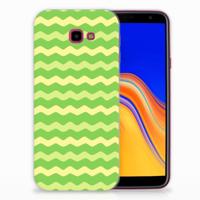 Samsung Galaxy J4 Plus (2018) | TPU bumper | Waves Green - thumbnail