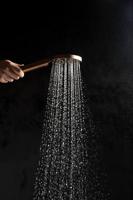 Ben Push doucheset 90cm geborsteld koper - thumbnail