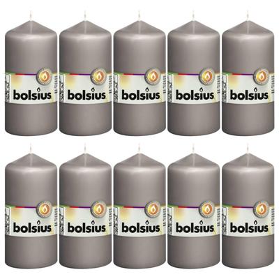 Bolsius Stompkaars Warmgrijs 120/58mm Bolsius Stompkaars Warmgrijs 120/58mm