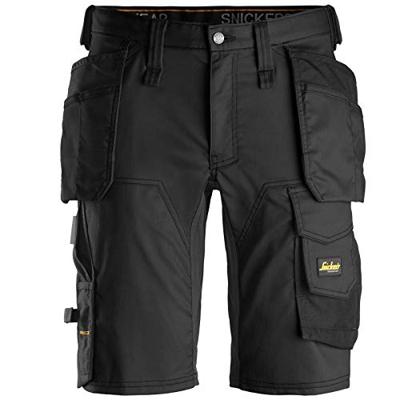 Snickers Workwear 6141 Korte broek met holsterzakken zwart - maat 48