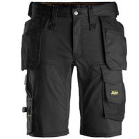 Snickers Workwear 6141 Korte broek met holsterzakken zwart - maat 50 - thumbnail