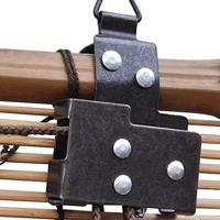 VidaXL Rolgordijn 120x160 cm bamboe bruin - thumbnail