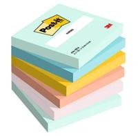 Post-it Notes, Beachside colour collection, ft 76 x 76 mm, 100 vel, pak van 6 blokken - thumbnail