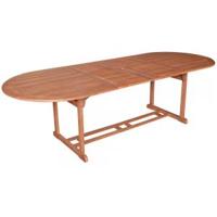 Lima houten uitschuifbare tuintafel - thumbnail