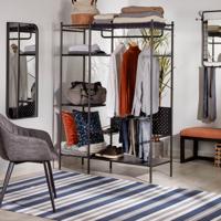 Kave Home Kledingrek 'Storn', kleur Zwart - thumbnail