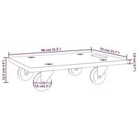 Meubelhondjes 2 st rechthoekig 250 kg 80x55x11,5 cm - thumbnail