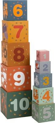Small Foot stapelblokken karton, 10dlg.