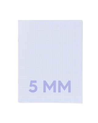 HEMA Schriften blauw A5 geruit 5mm - 3 stuks