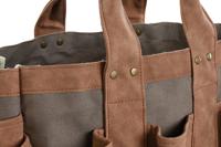 Gereedschapshouders Home ESPRIT Handtas Tuin Bruin 47 x 18 x 27 cm - thumbnail