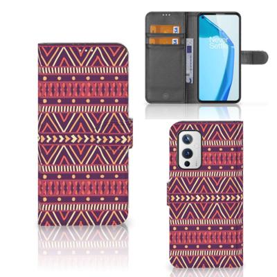 OnePlus 9 | Telefoon Hoesje | Aztec Paars OnePlus 9 | Telefoon Hoesje | Aztec Paars