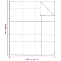 Dekentjes & Dekbedden Wit 240 x 220 cm Dons - thumbnail