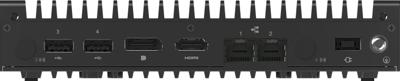 Lenovo ThinkEdge SE10 12NH - USFF - Atom x6214RE / 1.4 GHz - RAM 4 GB - SSD 256 GB - TCG Opal Encryption 2, NVMe - UHD Graphics - GigE, 2.5 GigE - geen besturingssysteem