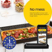 Nostik baguette tray 31x11x3 cm zwart - thumbnail