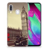 Samsung Galaxy A40 | Silliconen Back Cover | Londen - thumbnail