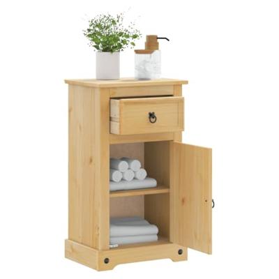 Badkamerkast Corona 45x33x80 cm massief grenenhout
