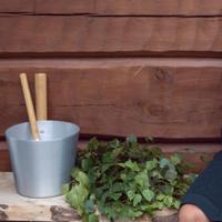 Rento Design saunalepel - Aluminium - thumbnail