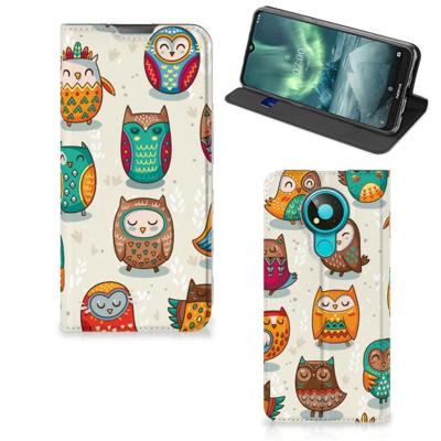 Nokia 3.4 | Hoesje maken | Vrolijke Uilen Nokia 3.4 | Hoesje maken | Vrolijke Uilen