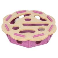 TRIXIE HOLE'N'ROLL BLOEM VILT ROZE / BEIGE - thumbnail