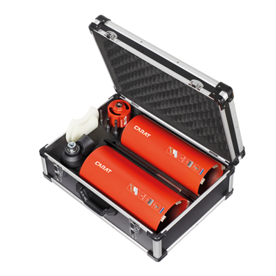 Carat dustec diamantboorset 82/132/162 centreerpen/dusthouder/koffer