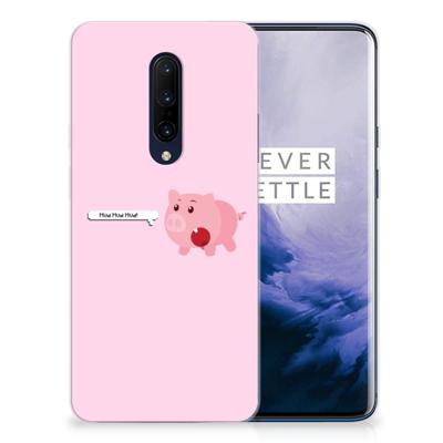 OnePlus 7 Pro Telefoonhoesje met Naam Pig Mud OnePlus 7 Pro Telefoonhoesje met Naam Pig Mud