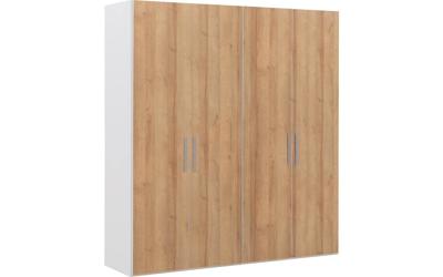 Goossens Kledingkast Easy Storage Ddk, Kledingkast 203 cm breed, 220 cm hoog, 4x draaideur