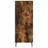 Dressoir 34,5x34x90 cm bewerkt hout gerookt eiken - thumbnail