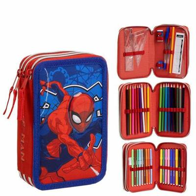 Pennenzak Spider-Man Blauw 12,5 x 6,5 x 19,5 cm