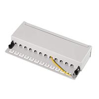 LogiLink Professional Cat.6 (250 MHz) patchpaneel - verdeelpaneel, tafel/wand/desktop, STP (afgeschermd) 12-poort (RJ45) - thumbnail
