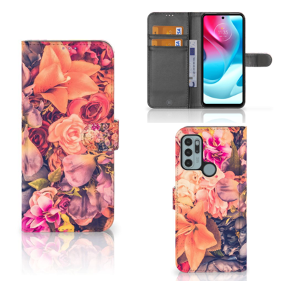 Motorola Moto G60s Hoesje Bosje Bloemen Motorola Moto G60s Hoesje Bosje Bloemen