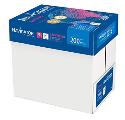 Kopieerpapier navigator bold design a4 200gr wit | 7 stuks