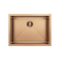 Inbouw Wastafel Sapho Zenith 60x45 cm RVS Koper PVD Sapho - thumbnail