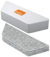 Nobo magnetische bordenwisser voor whiteboard, wit - thumbnail