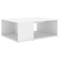 VidaXL Salontafel 90x67x33 cm bewerkt hout wit - thumbnail